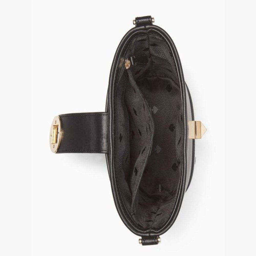 Kate Spade Black Leather Bucket Bag NWT - Picture 9 of 9